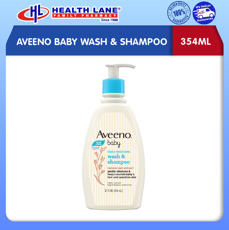 AVEENO BABY WASH & SHAMPOO (354ML)